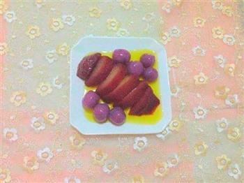 玫瑰紫薯芋圆酒酿的做法步骤11