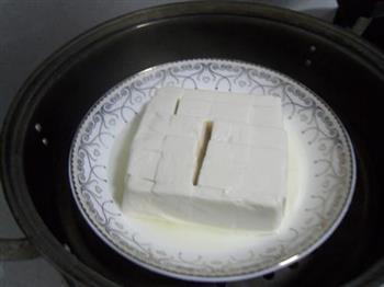 榨菜肉末蒸豆腐的做法步骤5