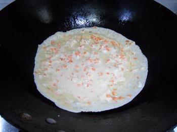 黑芝麻虾皮鸡蛋饼的做法步骤5