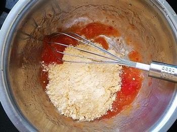 玉米面柿子饼的做法步骤3