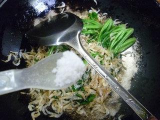 虾皮炒菠菜的做法步骤5