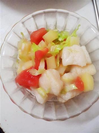 泰味鳕鱼蔬菜沙拉的做法步骤6