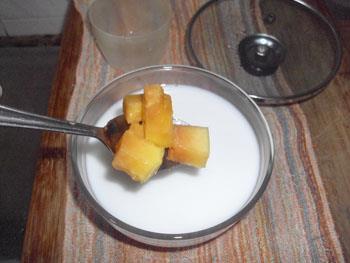 椰汁木瓜西米露的做法步骤9