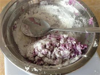 紫薯糯米烧卖的做法步骤2