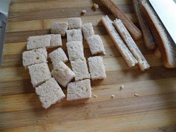 椰蓉面包布丁的做法步骤4