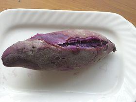 山药紫薯糍粑的做法步骤1