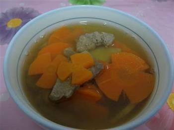 胡萝卜猪肝汤的做法步骤4