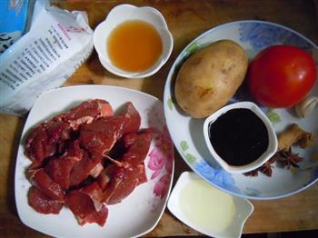 土豆西红柿炖牛腩的做法步骤1