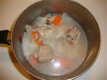 白萝卜排骨汤的做法图解9