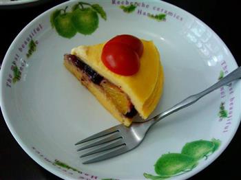 夹心水果派-健康蒸蛋糕的做法步骤20