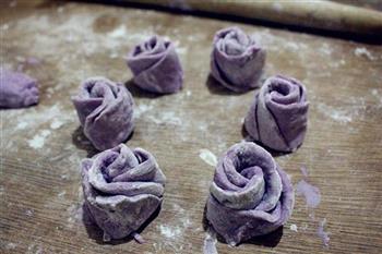 紫薯玫瑰的做法图解6