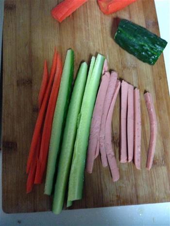 肉松紫菜包饭的做法图解2