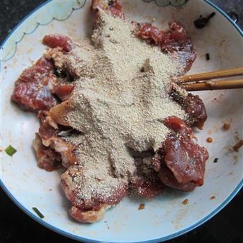 煎米粉肉柳的做法步骤8