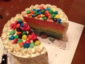 彩虹蛋糕的做法图解14