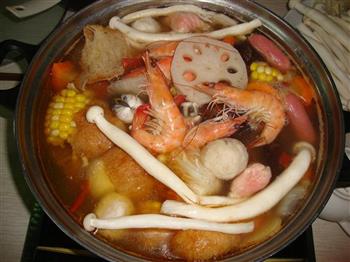 蔬菜海鲜涮涮锅的做法图解13