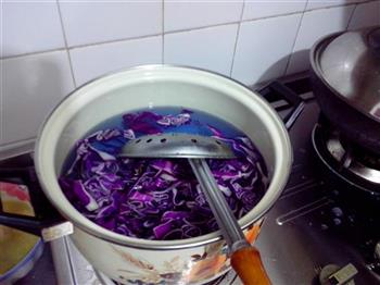 紫甘蓝话梅藕片的做法图解6