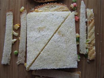 火腿沙拉三明治的做法图解7
