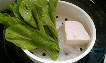 青菜豆腐羹的做法步骤1