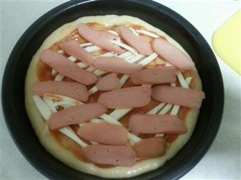 火腿披萨的做法图解5