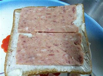 番茄午餐肉三明治的做法图解4