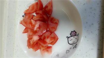 西红柿炒花菜的做法步骤2