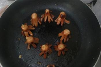 红肠小章鱼的做法图解2