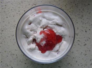 草莓酱冰淇淋的做法图解13