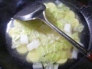 虾仁大白菜豆腐汤的做法图解10