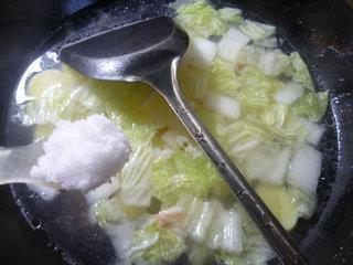 虾仁大白菜豆腐汤的做法步骤8