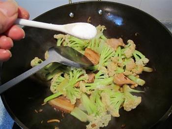 干锅有机菜花的做法步骤11
