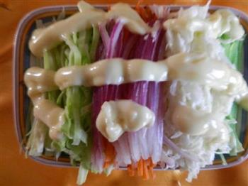 多彩蔬菜沙拉的做法图解5