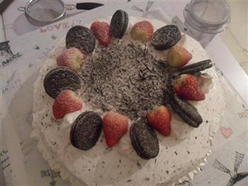 巧克力草莓蛋糕的做法步骤10