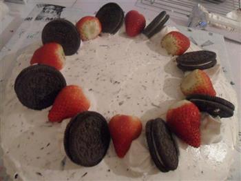 巧克力草莓蛋糕的做法步骤8
