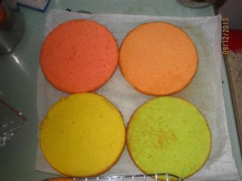 彩虹蛋糕的做法步骤4