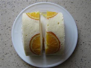 香橙蛋糕卷的做法步骤21
