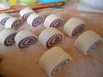 紫薯双色馒头的做法图解10