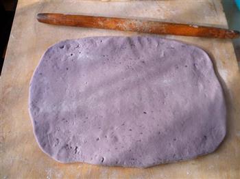 紫薯双色馒头的做法步骤8