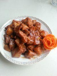 杏鲍菇土豆红烧肉的做法步骤8