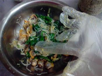 毛蛤蜊拌菠菜粉丝的做法图解7