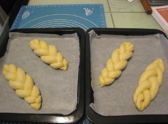 汤种卡仕达辫子面包的做法步骤20