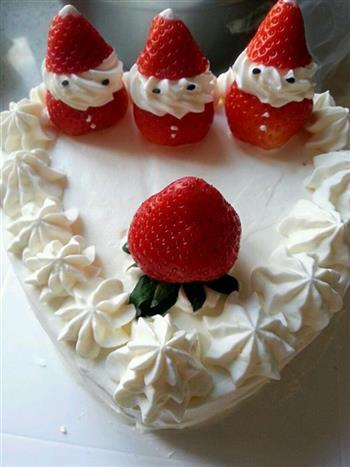圣诞草莓蛋糕的做法步骤11