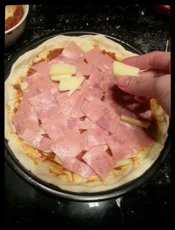 芝士火腿披萨的做法步骤36
