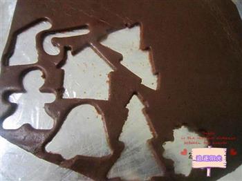 圣诞糖霜巧克力饼干的做法图解7