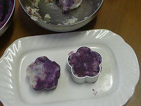 桂花紫薯山药泥的做法图解6