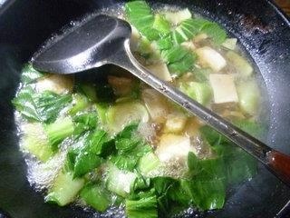 五花肉青菜豆腐汤的做法步骤8