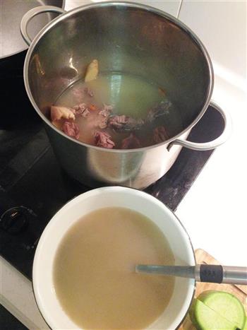 百叶猪血羊肉汤的做法图解1