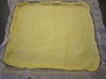 香葱肉松面包块的做法步骤9