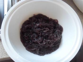 凉拌紫薯粉的做法图解3
