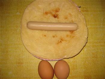 香肠鸡蛋炒饼的做法步骤1