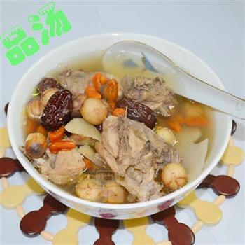 红莲淮山鸡汤的做法步骤7